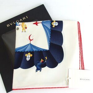 Authentic BVLGARI scarf silk